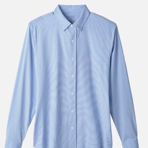Rhone Commuter Shirt Blue Check Size Large